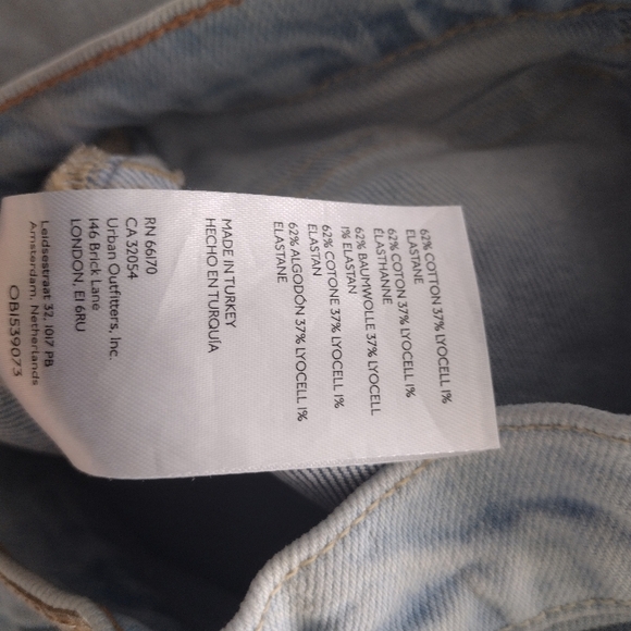 Free People Womens Aiden Slim Boot Jean Sz 24 Totally Buggin Blue Bootcut Retro - Picture 7 of 10